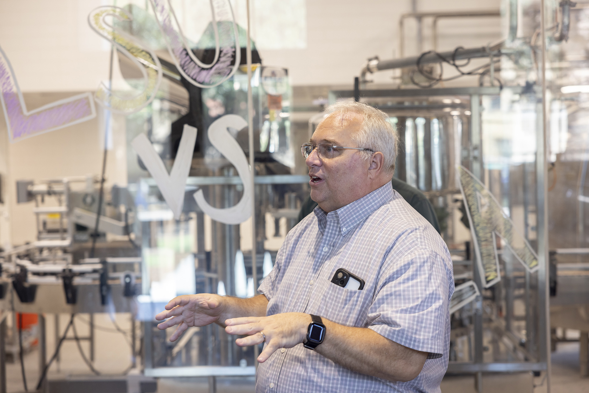 Tour stop at the LSU Dairy Store on campus