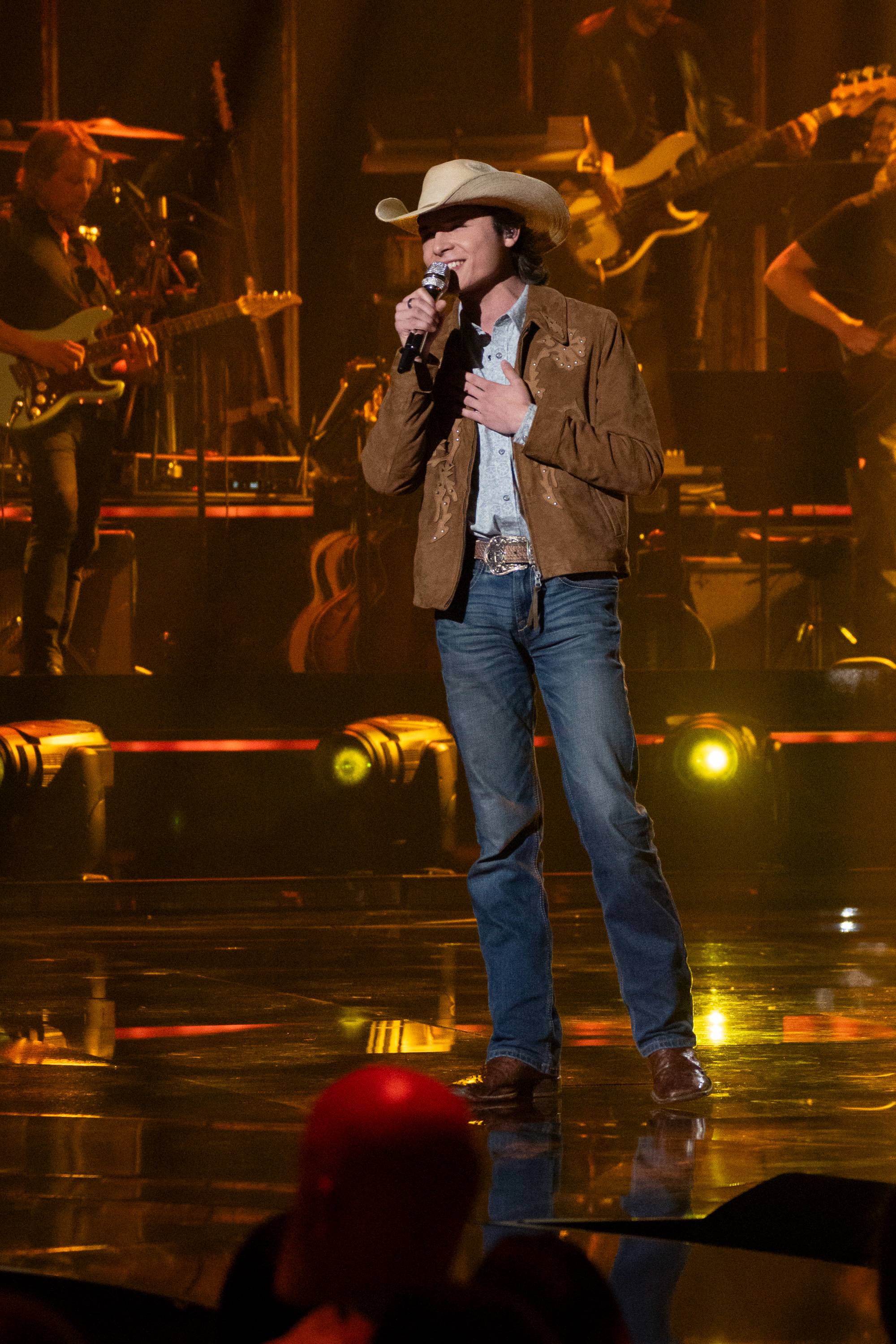 John Foster performs on "American Idol" John Foster performs on "American Idol"