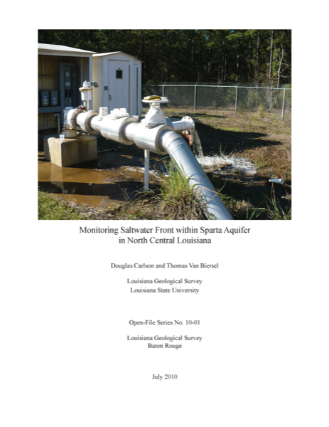 Monitoring Saltwater Front within Sparta Aquifer in North Central Louisiana